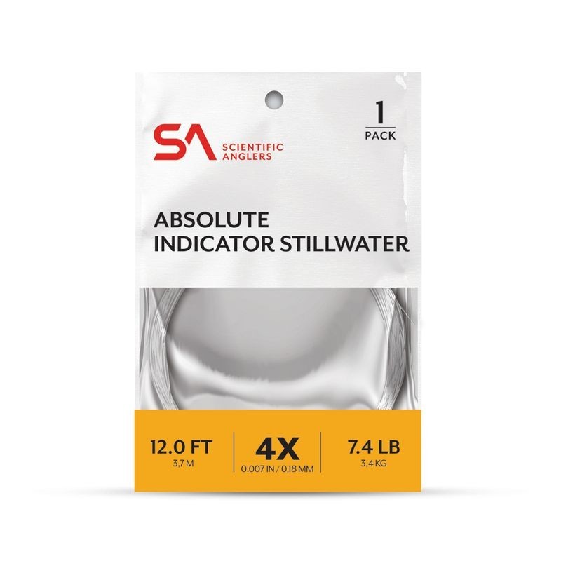 Scientific Anglers Absolute Indicator/Stillwater Leader 12' - 3.7m - 1pc/pk