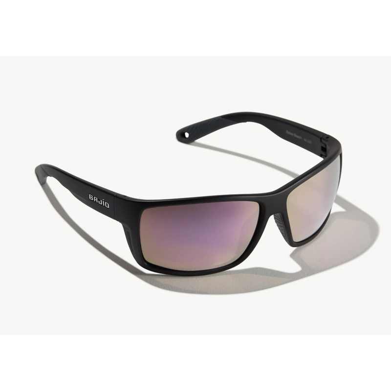 Bajio Sunglasses Bales Beach Black Matte Frame - Glass Lens