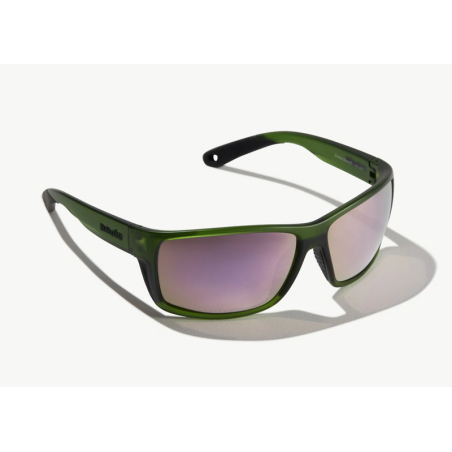 Bajio Sunglasses Bales Beach Green Cerveza Matte Frame - Polycarbonate Lens