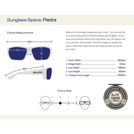 Bajio Sunglasses Piedra Blue Vin Matte Frame - Polycarbonate Lens