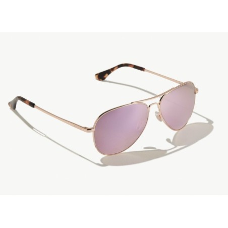 Bajio Sunglasses Soldado Rose Gold Satin Frame - Polycarbonate Lens