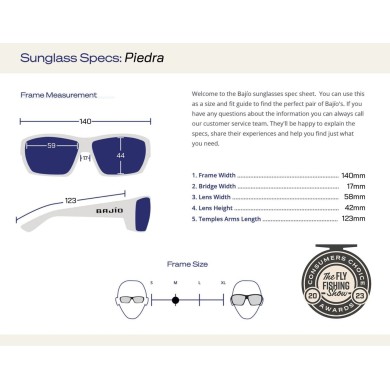 Bajio Sunglasses Piedra Black Matte Frame - Polycarbonate Lens