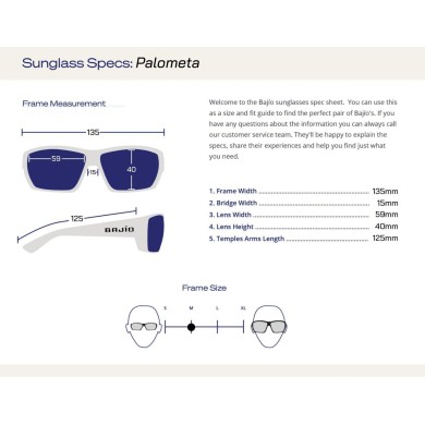 Bajio Sunglasses Palometa Dark Tort Matt Frame - Polycarbonate Lens