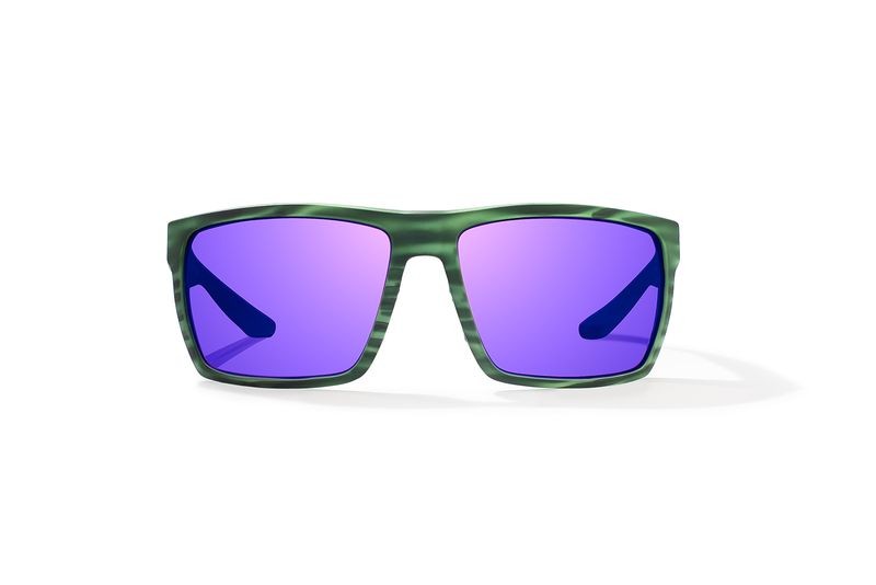 Bajio Sunglasses Stiltsville Green Stripe Matte Frame - Polycarbonate Lens - Imagen 13 de 13
