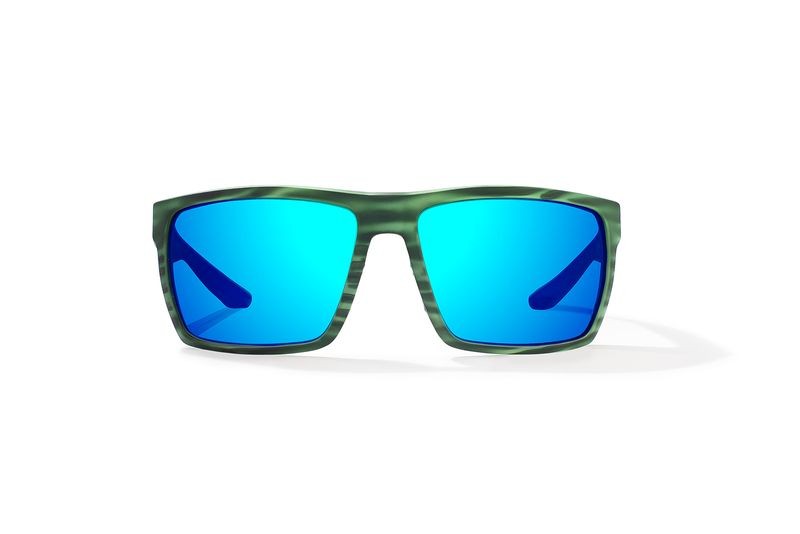 Bajio Sunglasses Stiltsville Green Stripe Matte Frame - Glass Lens - Imagen 9 de 11