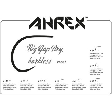 Ahrex FW527 Big Gap Dry - 24pcs/pk