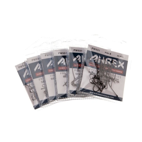 Ahrex FW531 Sedge Dry Hook Barbless - 24pcs/pk