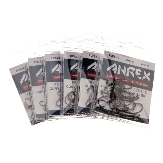 Ahrex FW541 Curved Nymph Barbless - 24pcs/pk