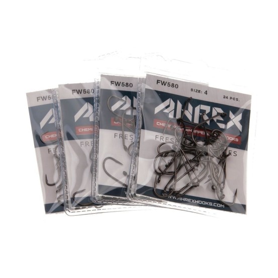 Ahrex FW580 Wet Fly Hook Barbed - 24pcs/pk