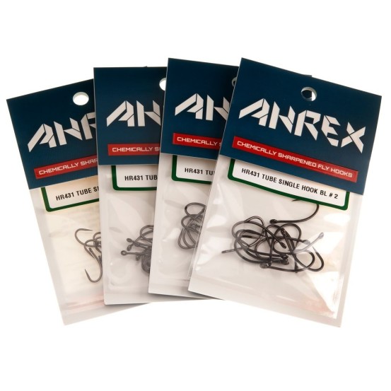 Ahrex HR431 Tube Single Barbless - 12pcs/pk