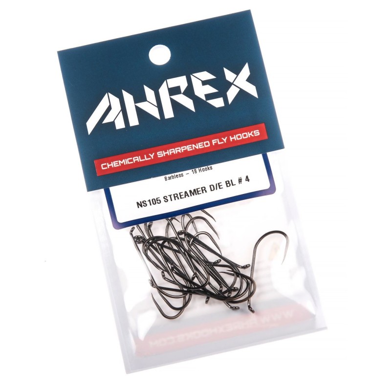 Ahrex NS105 Streamer Barbless - 18pcs/pk