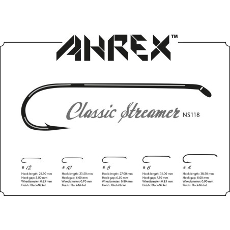 Ahrex NS118 Classic Streamer - 18pcs/pk