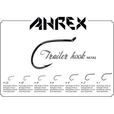 Ahrex NS182 Trailer Hook - 18pcs/pk