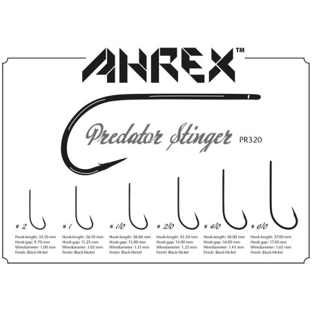 Ahrex PR320 Predator Stinger - 8pcs/pk
