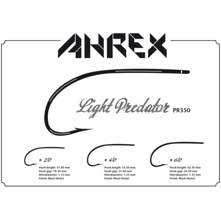 Ahrex PR350 Light Predator Barbed - 8pcs/pk