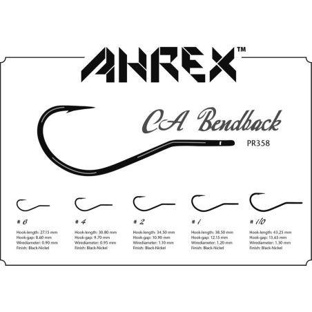 Ahrex PR358 CA Bendback - 12pcs/pk