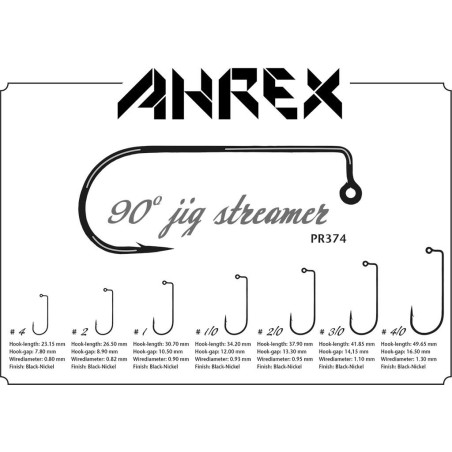 Ahrex PR374 90 Degree Bent Jig Streamer