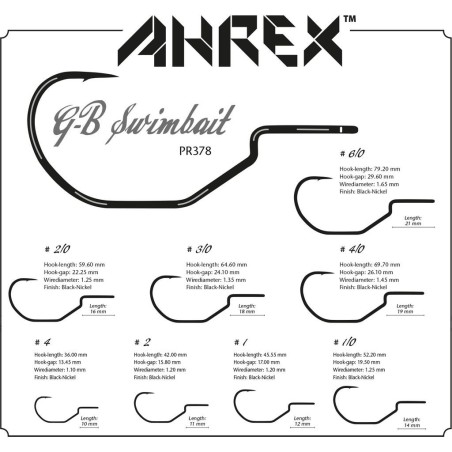 Ahrex PR378 GB Predator Swimbait