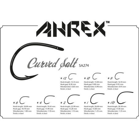 Ahrex SA274 Curved Salt - 12pcs/pk