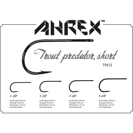 Ahrex TP612 Streamer Predator Trucha Corto