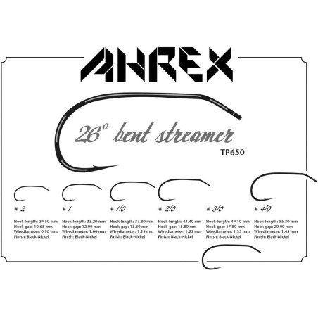 Ahrex TP650 26 Degree Bent Streamer