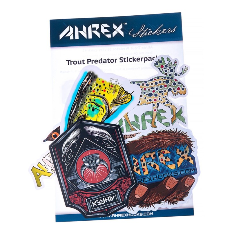 Ahrex Trout Predator Sticker Pack - 5 pcs/pk