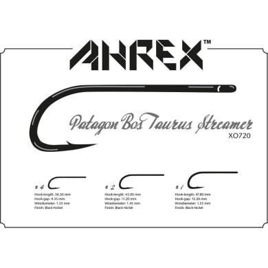 Ahrex XO720 Patagon Bos Taurus Streamer - 12pcs/pk