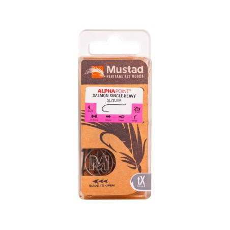 Mustad Heritage SL73U Salmon Single - 25pcs/pk