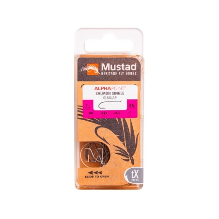 Mustad Heritage SL53U Salmon Single - 25pcs/pk