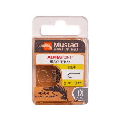 Mustad Heritage S82 Nymph - 25pcs/pk