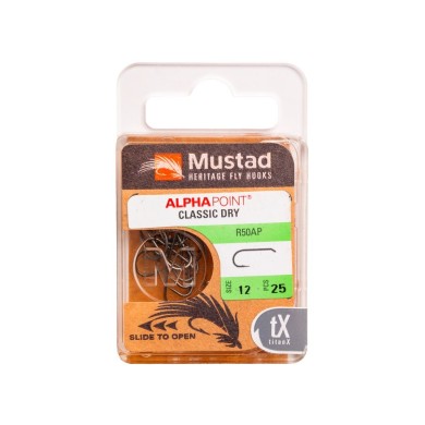 Mustad Heritage R50 Dry Fly - 25pcs/pk