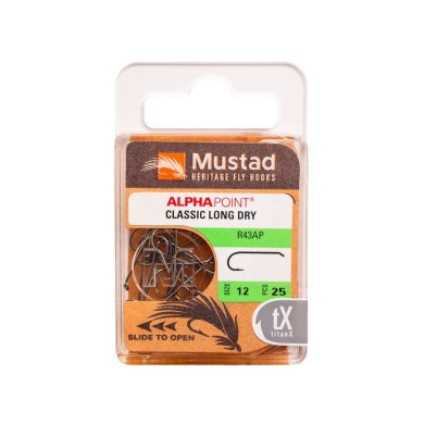 Mustad Heritage R43 Dry Fly - 25pcs/pk