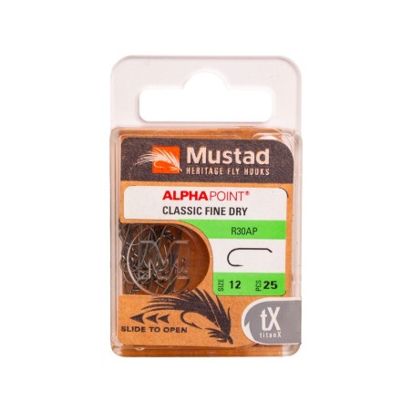 Mustad Heritage R30 Dry Fly - 25pcs/pk