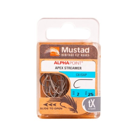 Mustad Heritage C61S Streamer - 25pcs/pk