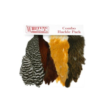Whiting Farms Combo Soft Hackle Pack - 2 Half Capes/2 Half Saddles Whiting Farms Combo Soft Hackle Pack - 2 Half Capes/2 Half Saddles
