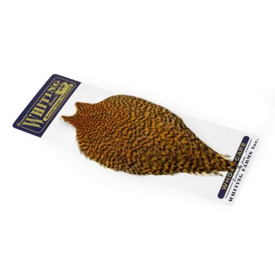 Grizzly dyed Shrimp Orange