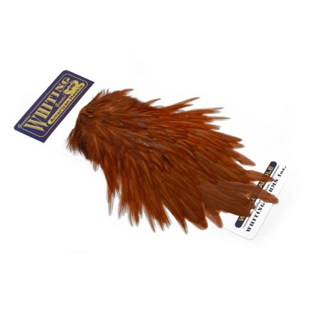 White dyed Natural Brown