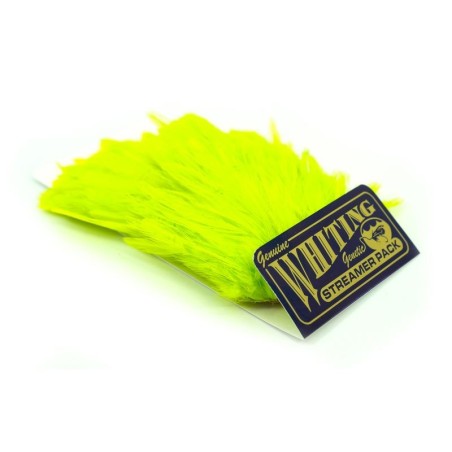 White dyed Fl. Yellow Chartreuse
