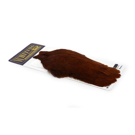 White dyed Coachman Brown