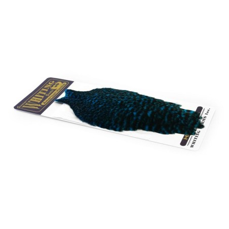 Grizzly dyed Kingfisher Blue