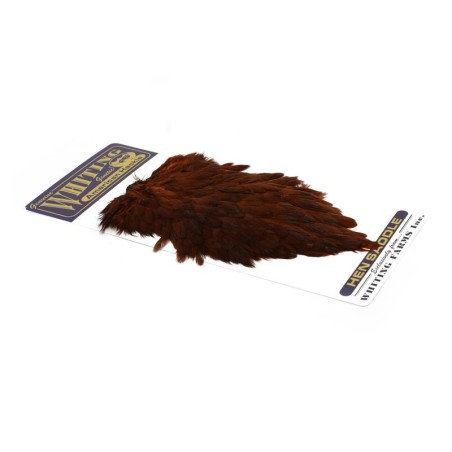 White dyed Coachman Brown