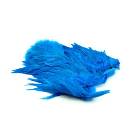 White dyed Kingfisher Blue