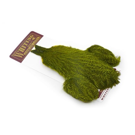 Speckled dyed Fl. Yellow Chartreuse