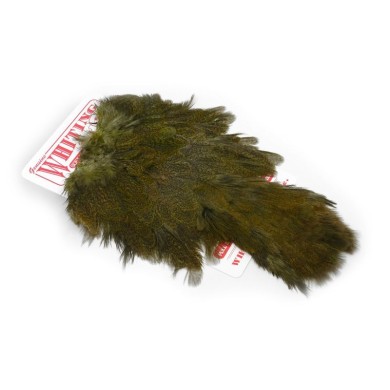 Gris jaspeado teñido de oliva oscuro
