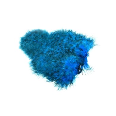 Grizzly dyed Kingfisher Blue