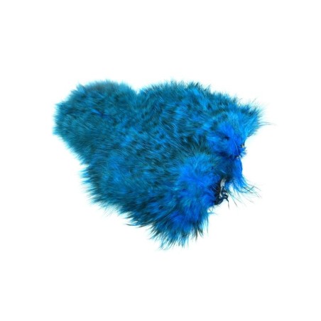 Grizzly dyed Kingfisher Blue