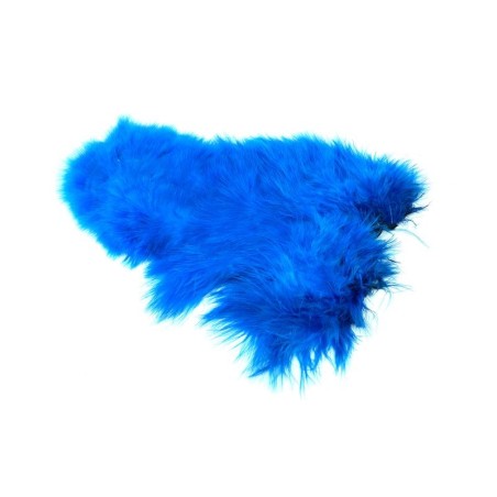 White dyed Kingfisher Blue