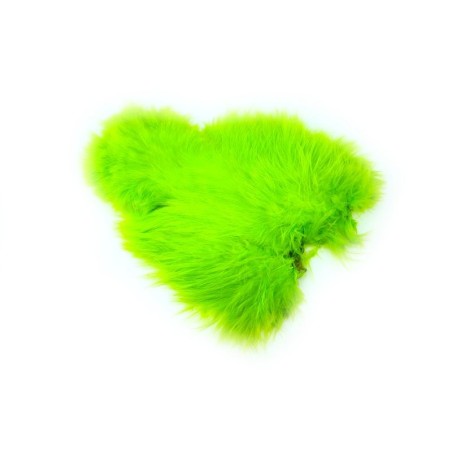 White dyed Fl. Green Chartreuse
