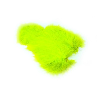 White dyed Fl. Yellow Chartreuse