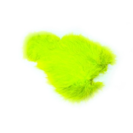 White dyed Fl. Yellow Chartreuse